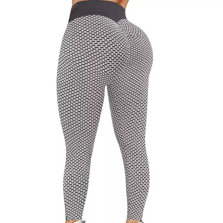 VIGOR - Wholesale Athletic/lounge leggings – Women's - Sharp High waist yoga pants leggings wild beauty rare crush pattern look - MOQ 10 pcs6