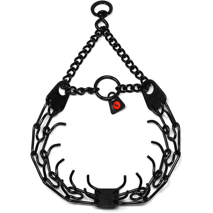 Dogline – wholesale Halsband - Hund – Herm Sprenger svart rostfritt stål Prong DogTraining Vridbar