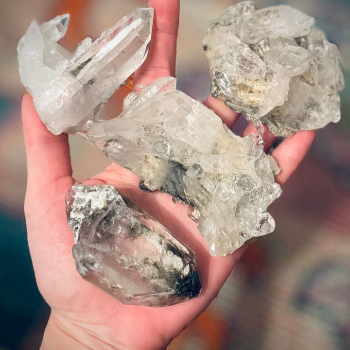 Mandala Gems - Wholesale Spiritual Stone/Crystal - High Quality Quartz Clusters from Brazil, Many with Chlorite Inclusions5