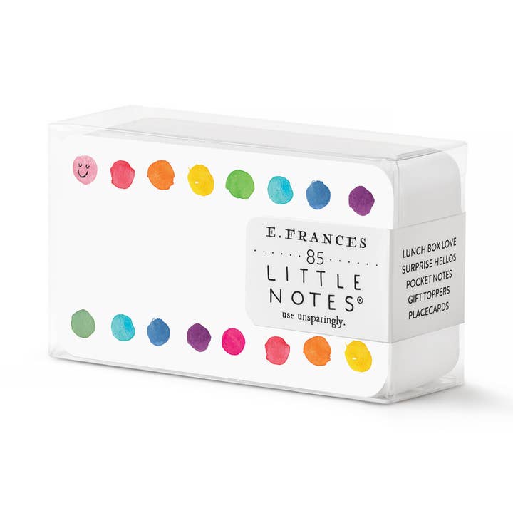 Happy Dots Little Notes® for wholesale by E. Frances Paper