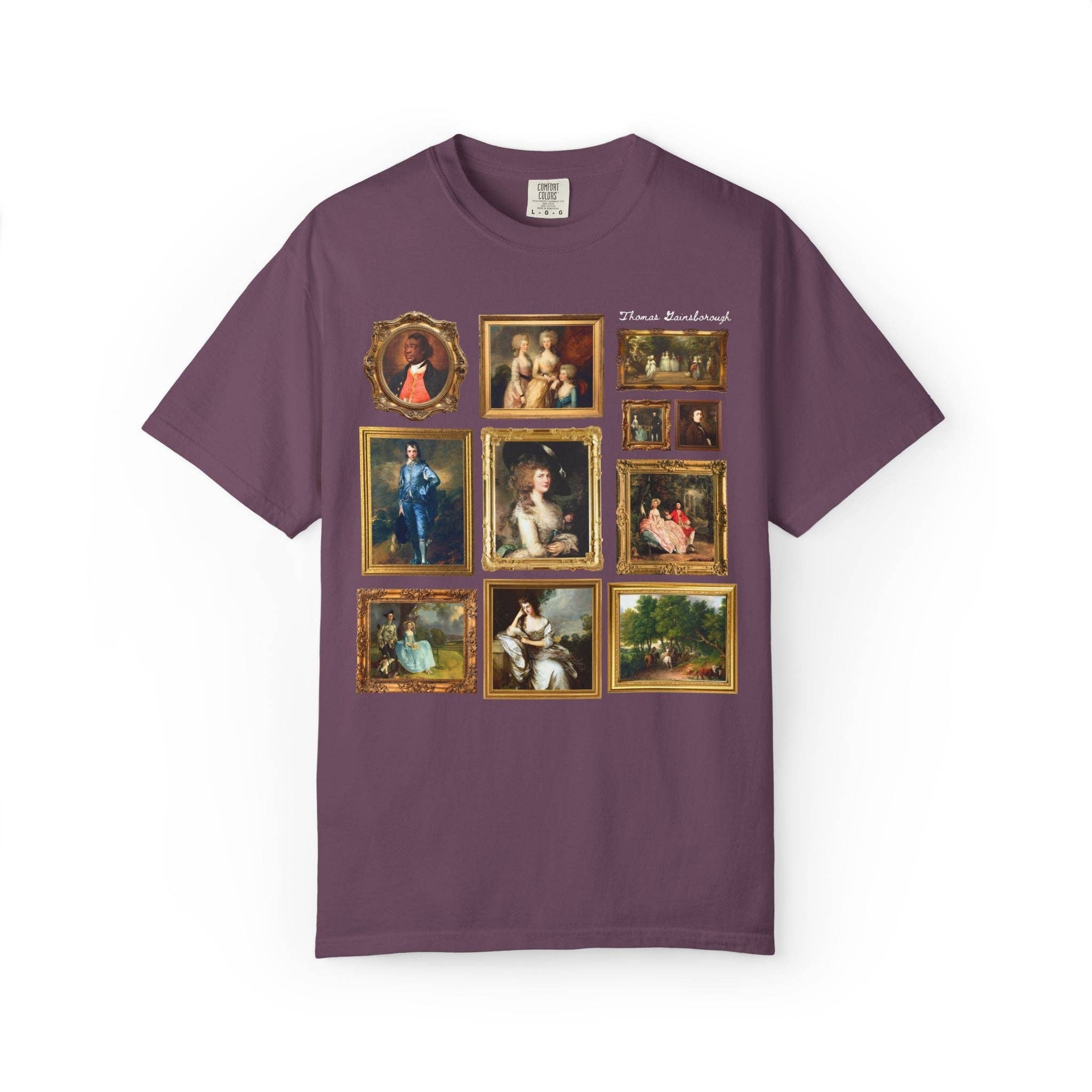 Opal and June - Wholesale T-Shirt (Graphic) - Unisex - Thomas Gainsborough Art History T-Shirt2