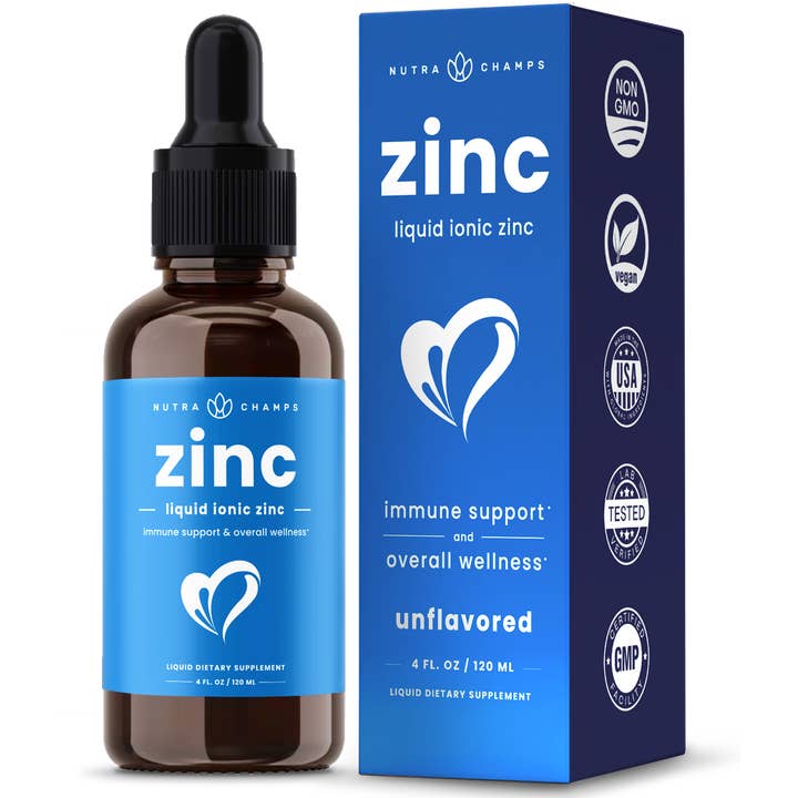 Zinc Drops Enhanced with Vitamin C for wholesale by NutraChamps