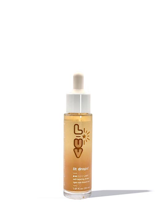Lit Drops! Self-Tanning Drops, 1.01 fl.oz./30 mL for wholesale by L-UV Skin LLC