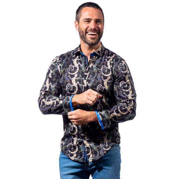 Camisa de Botones Edición PM Noches de Bali para venta al por mayor de EIGHT X