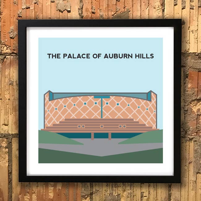 Le palais d'Auburn Hills estampe pour la vente par Detroit GT