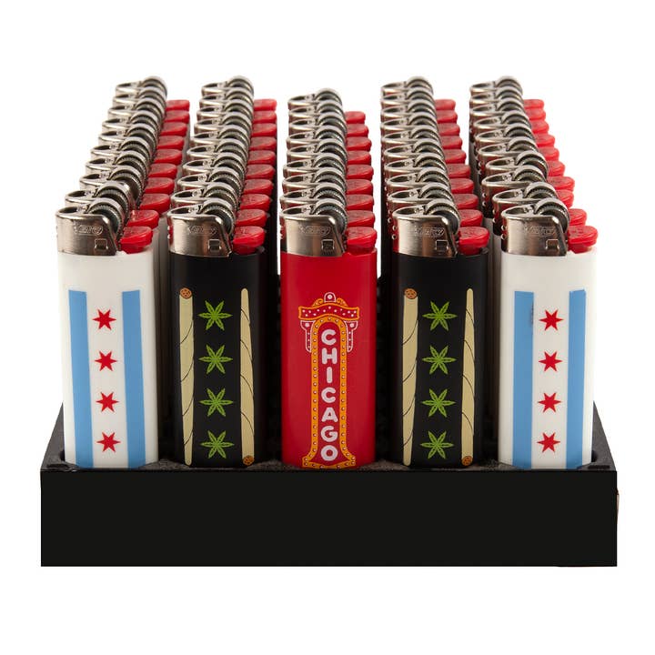 Transit Tees - Wholesale Lighter - Chicago Flag Lighter