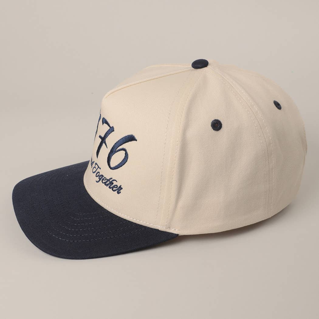 Fashion City - Vente Casquette de camionneur – unisexe - Casquette Trucker Bicolore 1776 We Stand Together14