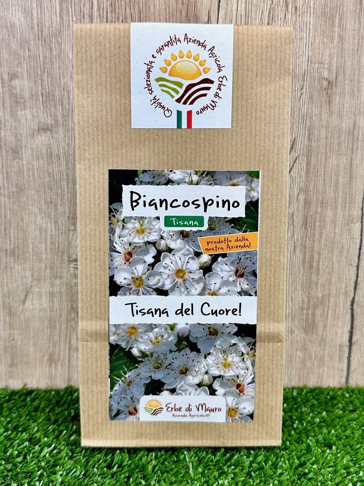 Biancospino, Tisana 50g-500g e 1kg per la vendita all'ingrosso da parte di Erbe di Mauro