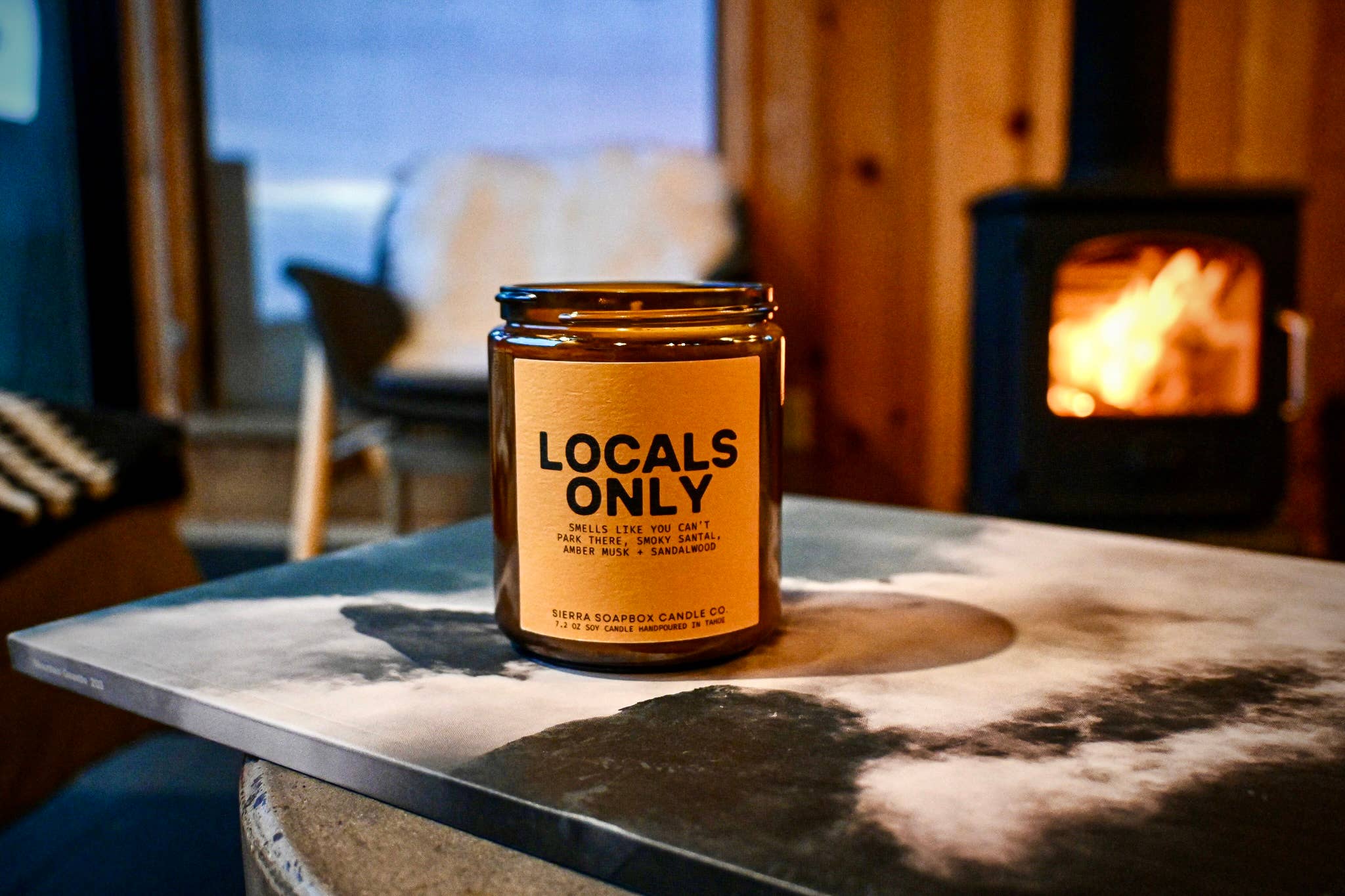 Sierra Soapbox Candle Co. - Wholesale Jar/Filled Candle - Locals Only [Santal + Smoke]2