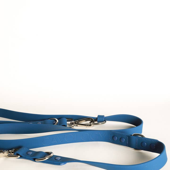 Cavology - Venta al por mayor Correa - Perros - CORREA DE PERRO, MANOS LIBRES, MULTIDIRECCIONAL, DE PVC, RESISTENTE A LA INTEMPERIE, AZUL MARINO9