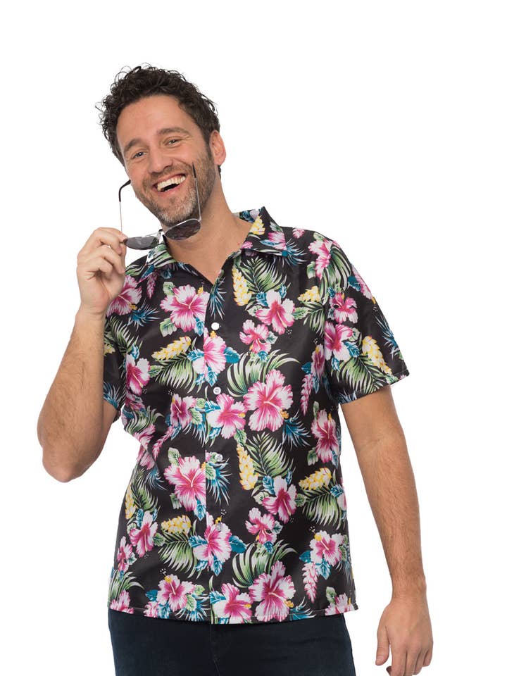 Partychimp - Wholesale Button Down Shirt - Men's - Hawai shirt Deluxe - Party Costume0