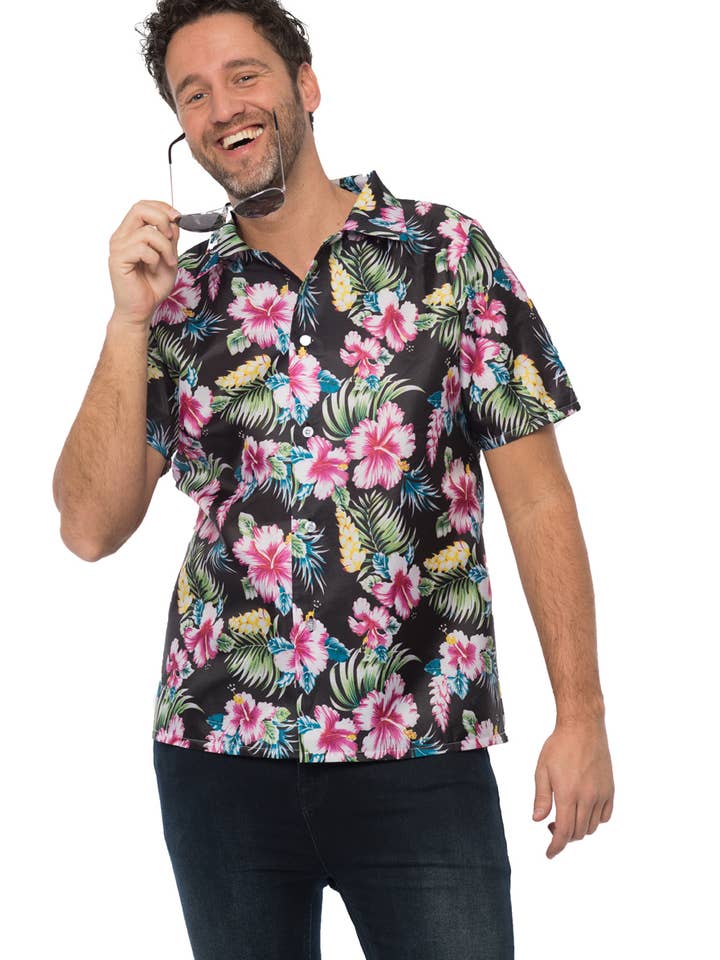 Hawaiiskjorte Deluxe - Festkostume for engroshandel hos Partychimp