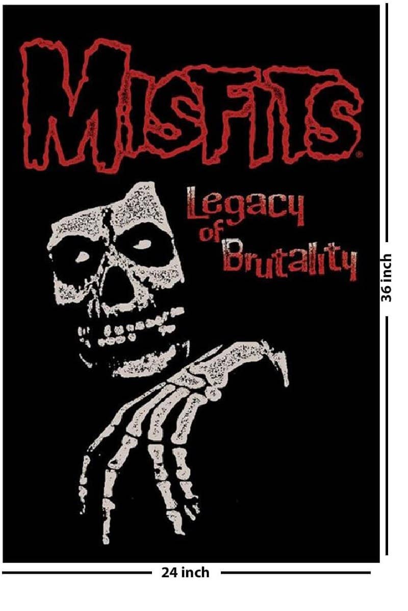 Scorpio Posters - Wholesale Poster - Misfits Legacy Of Brutality Poster - 24" X 36"1