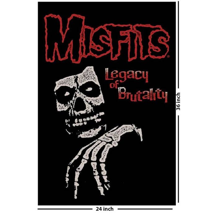 Scorpio Posters - Wholesale Poster - Misfits Legacy Of Brutality Poster - 24" X 36"1