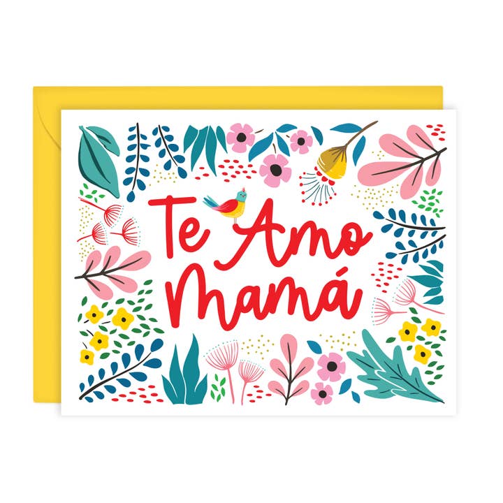 Lucy Loves Paper - Wholesale Mother's Day Card - The Amo Mamá | Mother's Day Card in Spanish (A2)