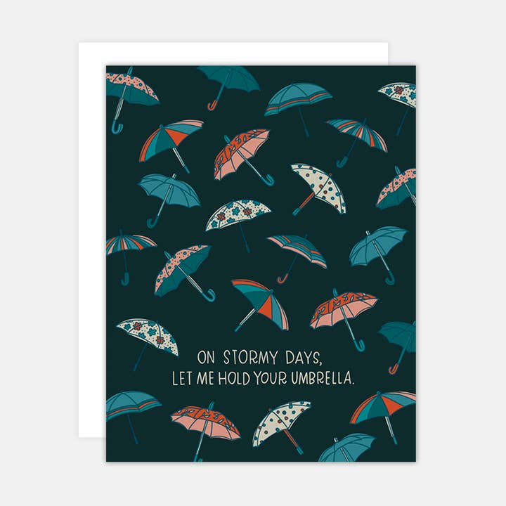 Stormy Days Greeting Card for wholesale by Joanna Dee