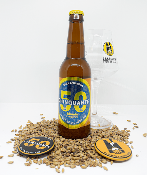 Brasserie Pinte de Saire - Wholesale Beer - Chinquante Blonde 5° Craft Beer - 33cl0