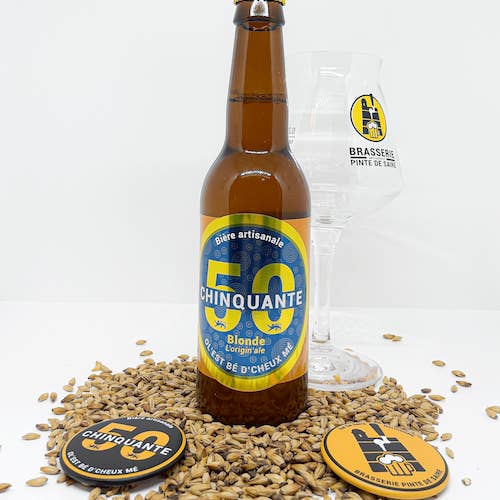 Brasserie Pinte de Saire - Wholesale Beer - Chinquante Blonde 5° Craft Beer - 33cl