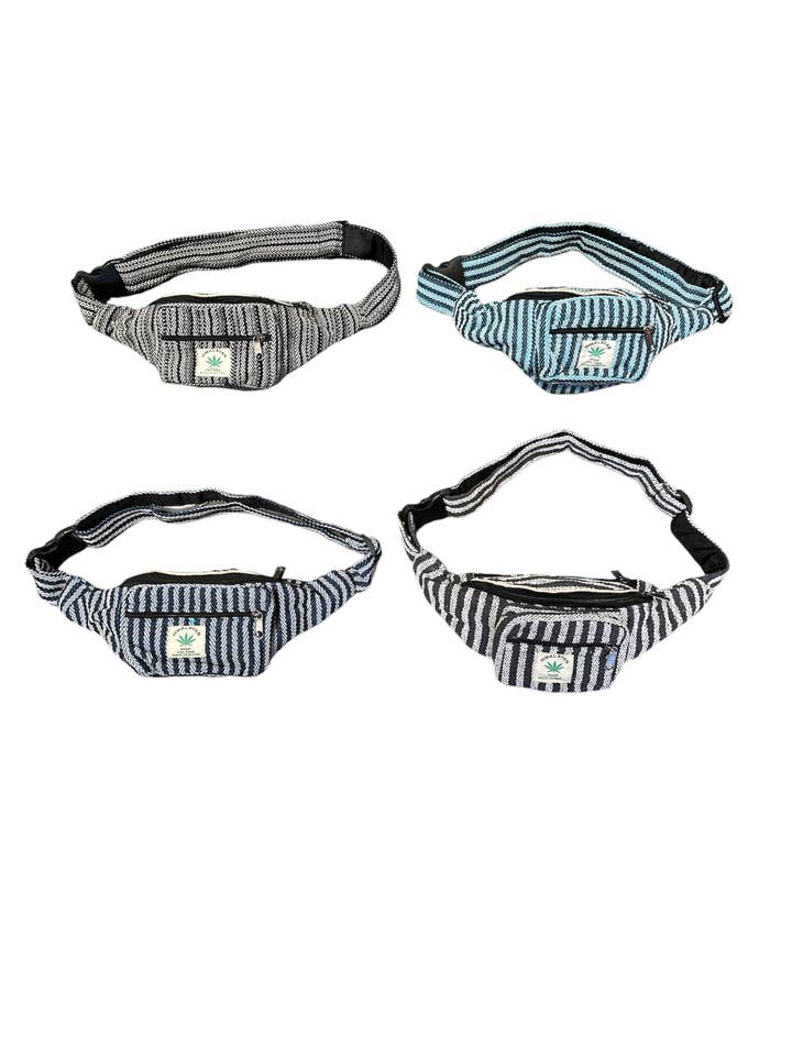 Cotton Hemp Fanny Pack RIB24369 for wholesale by Rising International Inc