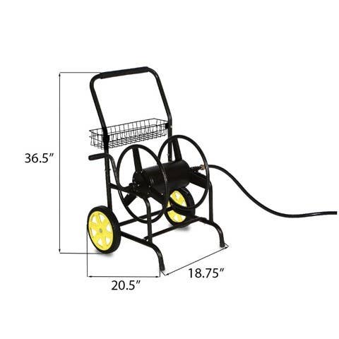 InSideOut - Wholesale Garden Tool - 2-Wheel Heavy Duty Hose Cart - 200ft Capacity2
