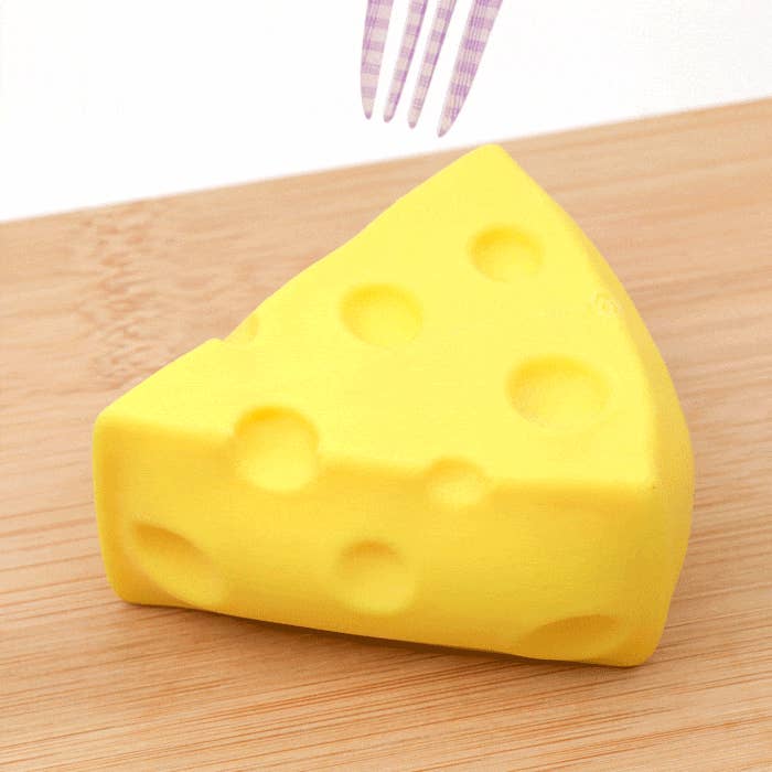 Kawaii Slime Company - Wholesale Squishy Toy - Kids & Baby - So Cheesy! Cheese Shaped Squishy Stress Toy (12pcs/case)