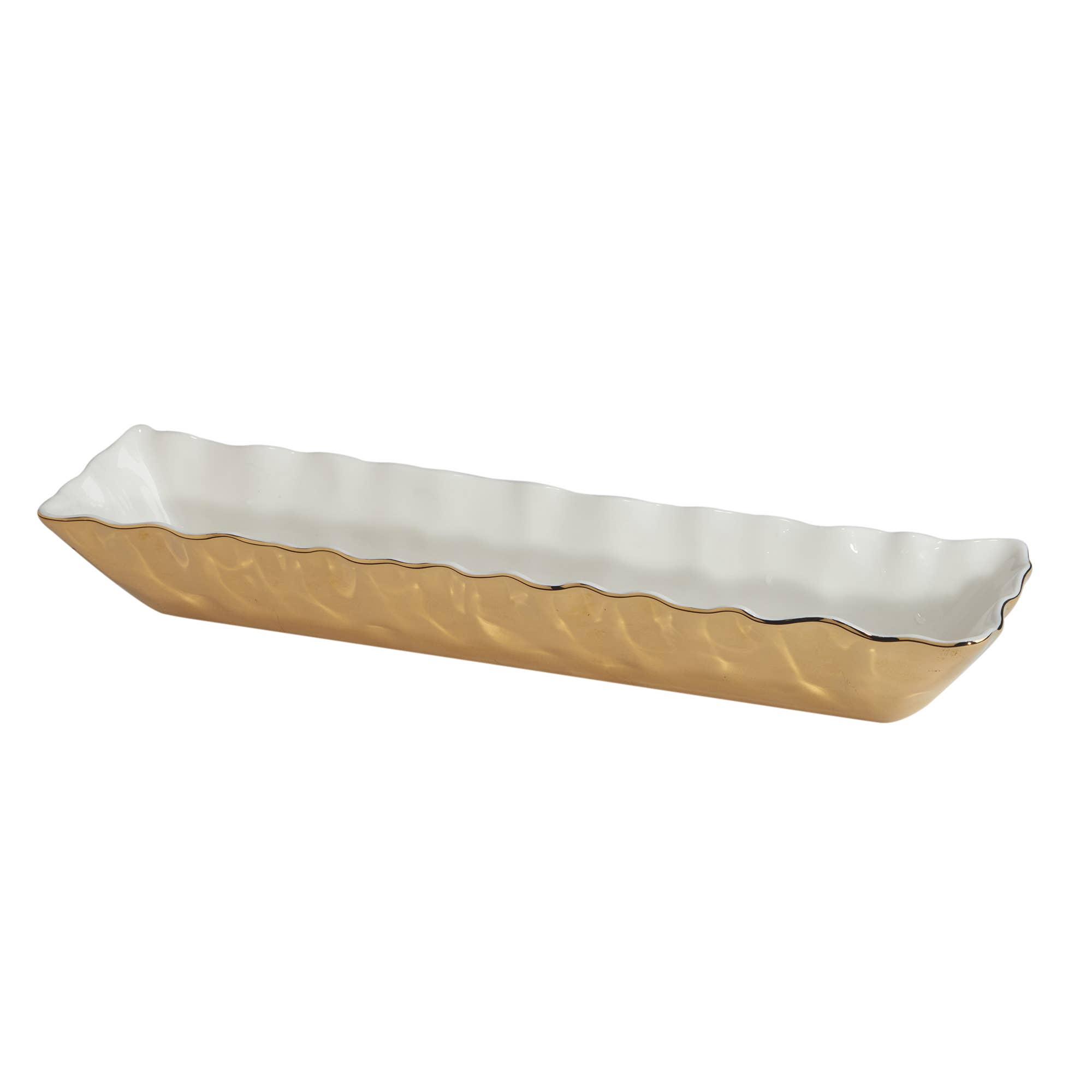 Certified International - Wholesale Serving Tray - Gold Coast Cracker Tray 13 x3.5x2.253