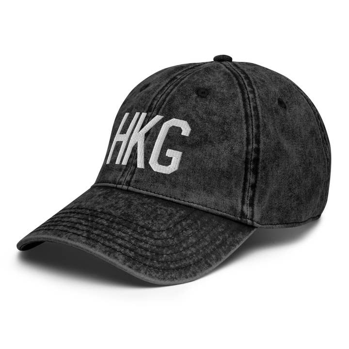 HKG Hong Kong China Cotton Twill Cap for wholesale by YHM Designs