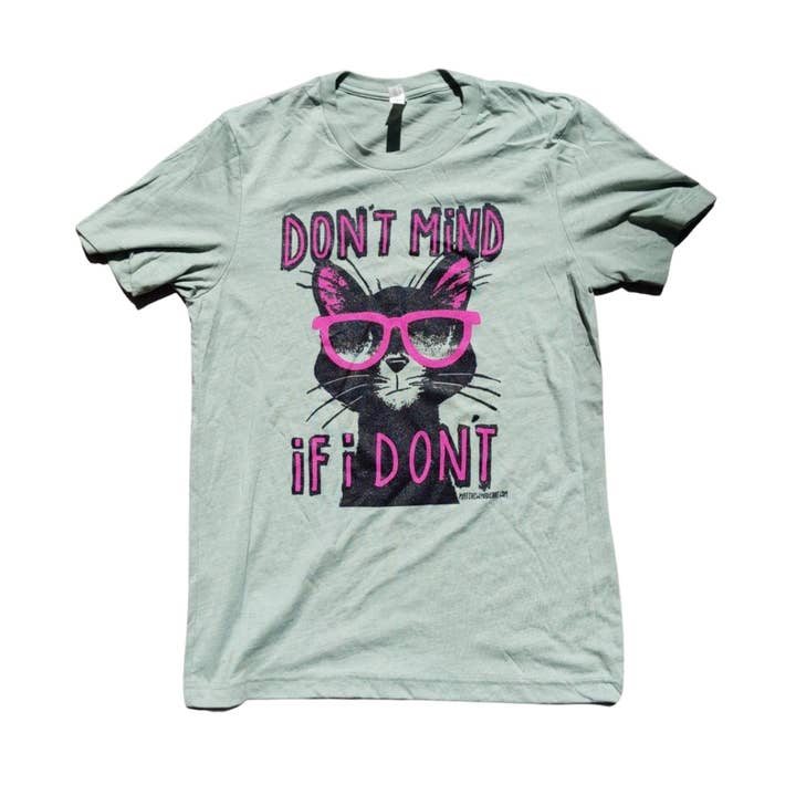 Don't Mind If I Don't Unisex T-shirt for wholesale by Matthew Made Art