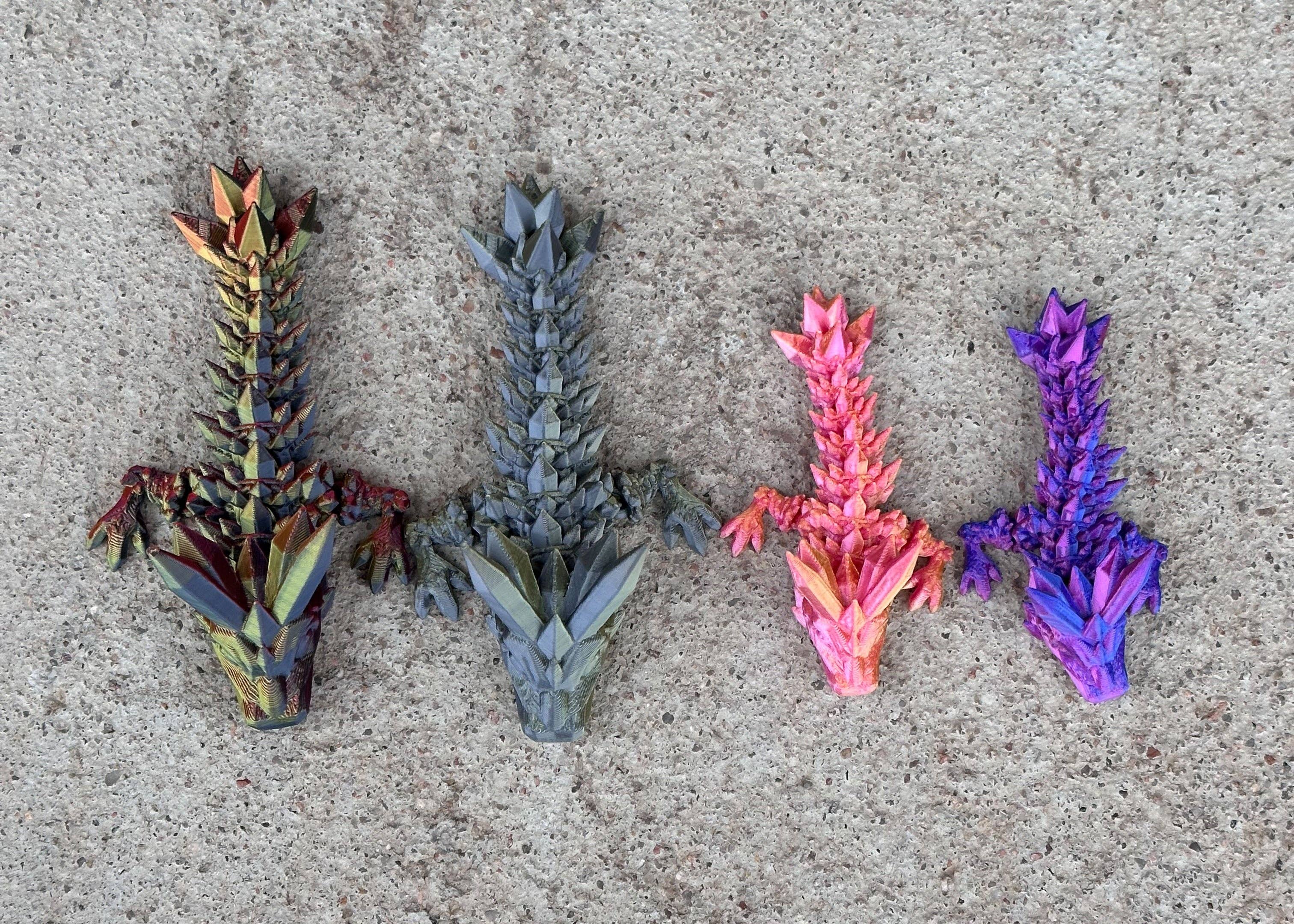 LNZ Custom Design - Wholesale Fidget Toy - Kids - Tadpole Crystal Dragon1