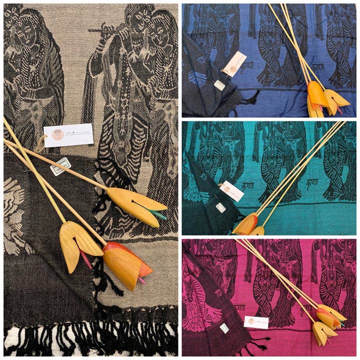 DIVINE 100% viscose scarf for wholesale by Atisha Spiritual Shop