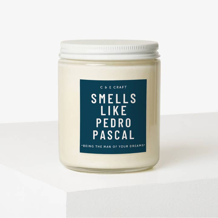 CE Craft Co - Wholesale Jar/Filled Candle - Smells Like Pedro Pascal Candle