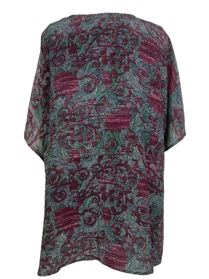 sariKNOTsari - Wholesale Jacket – Women's - PRC7847 Avatar Pure Silk Kimono-Sleeved Jacket with Belt1