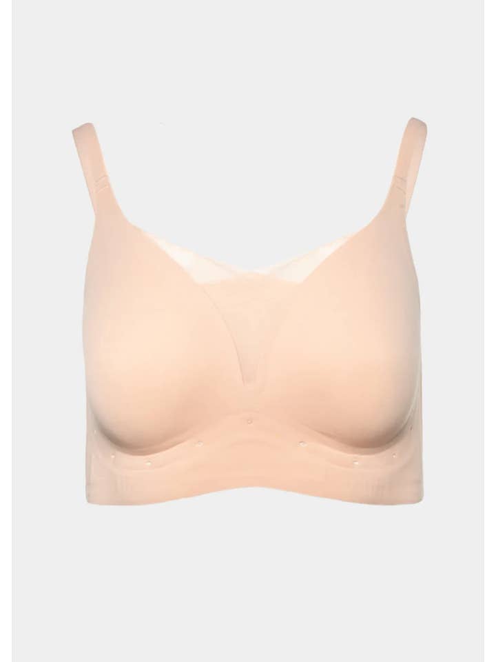 Rhonda Shear - Wholesale Bra - Women's - Perforated Gel Bra with Mesh Detail4