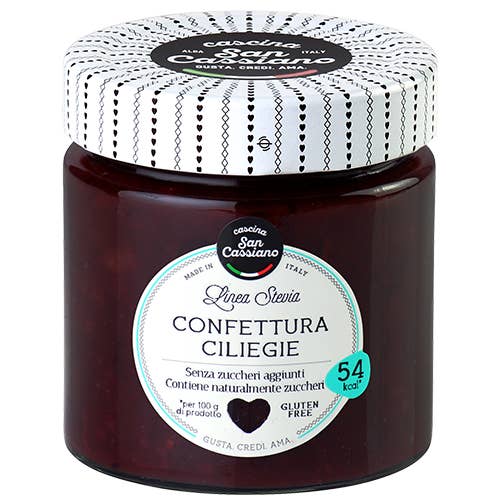 Confitura De Cereza Con Stevia - Sin Azúcares Añadidos para venta al por mayor de CASCINA SAN CASSIANO SRL