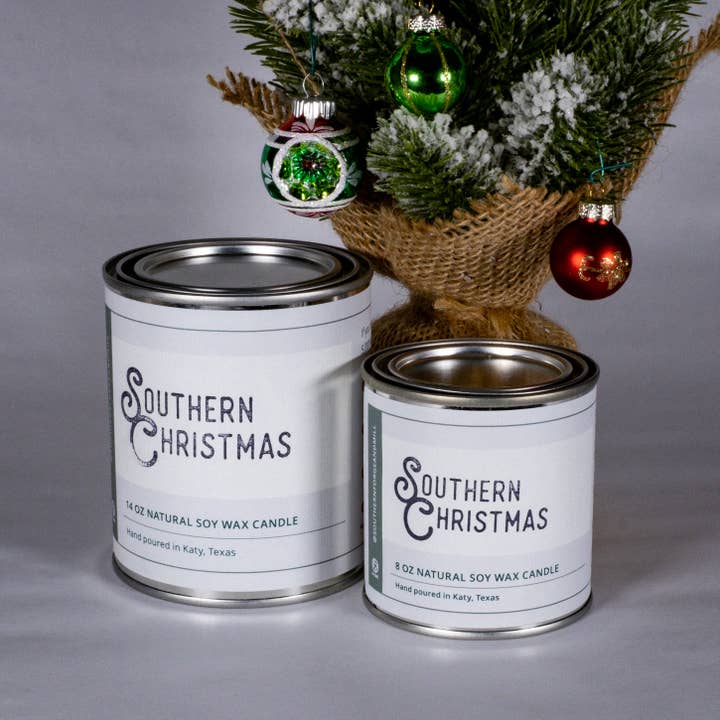 Southern Christmas Soy Candle for wholesale by Southern Forge and Mill