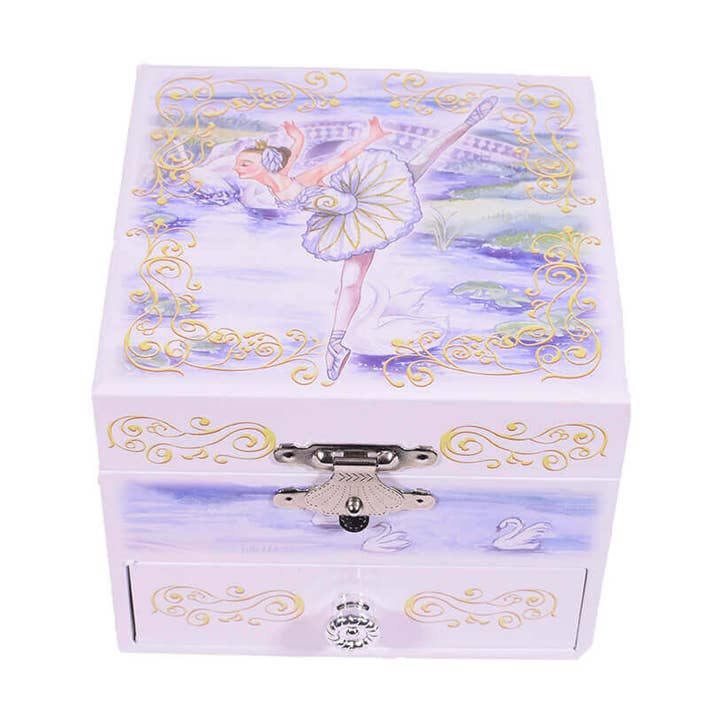 Musikalsk smykkeskrin med ballerina, 10,5 cm for engroshandel hos giftland
