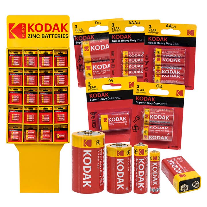 Deluxe Import Trading - Wholesale Power adapter - 198pc Kodak Battery Display