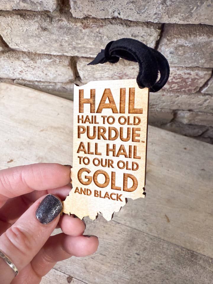 Hail Purdue Indiana Ornament and other Purchase Wholesale purdue. Free Returns & Net 60 Terms on Faire trending on Faire.