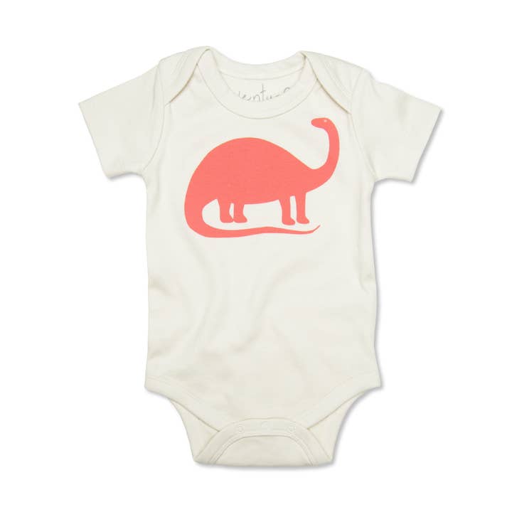 Body bébé Brontosaure en coton biologique pour la vente par eleventy-five