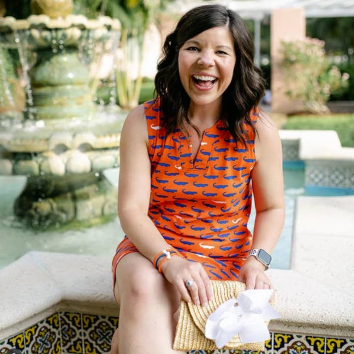 Peachy Pendants - Wholesale Clutch Bag - Women's - Vineyard Straw Clutch with White Bow12