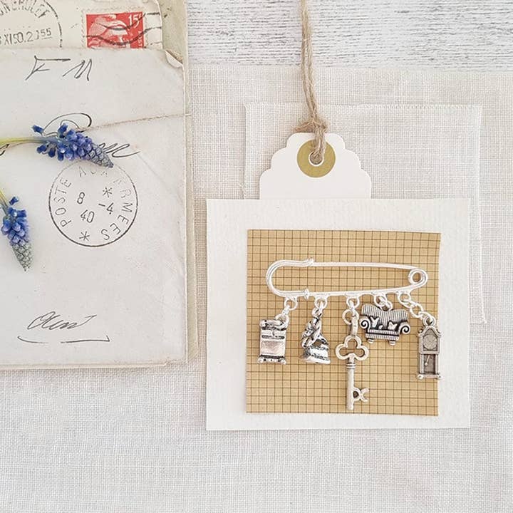 New Home Charm Brosche für den Großhandel von Zamsoe