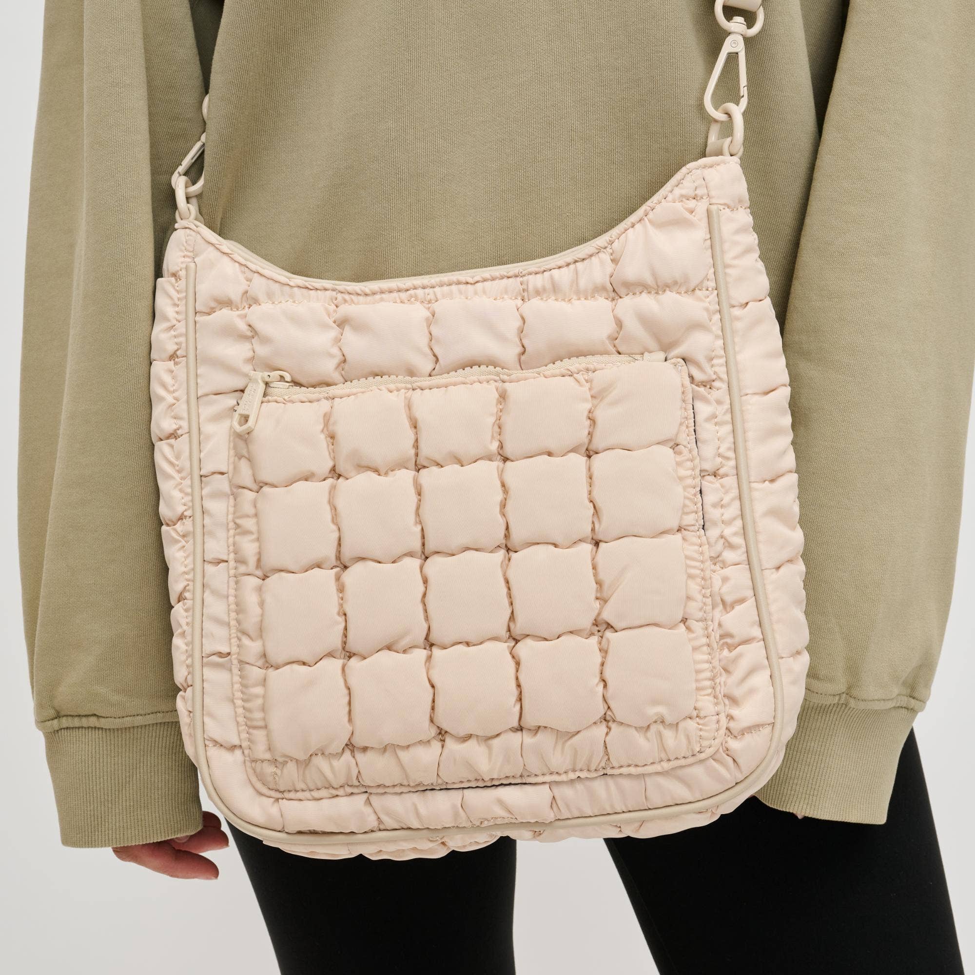 Sol and Selene - Wholesale Crossbody Bag - Women's - Aura - Quilted Nylon Puffer Crossbody7