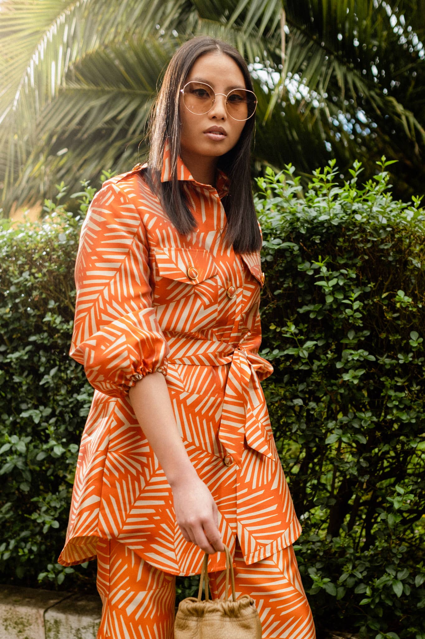 Cyrana – Großhandel Kleid – Damen – Vestido ZEN von Cyrana – Kleid im Retro-Stil aus recyceltem Polyester7