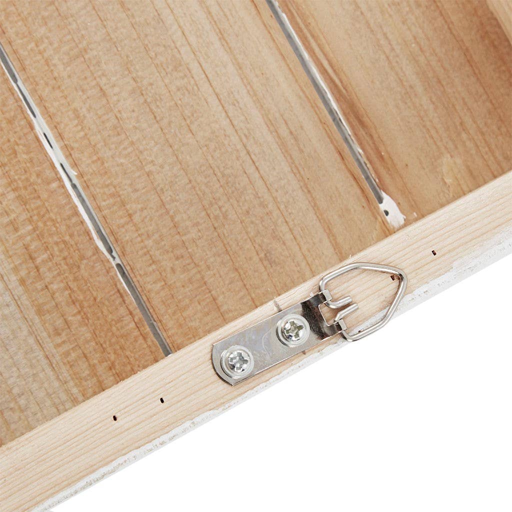 Olliix - Vente Tableau/dessin - Décoration murale en bois perché en bois rustique peint à la main4