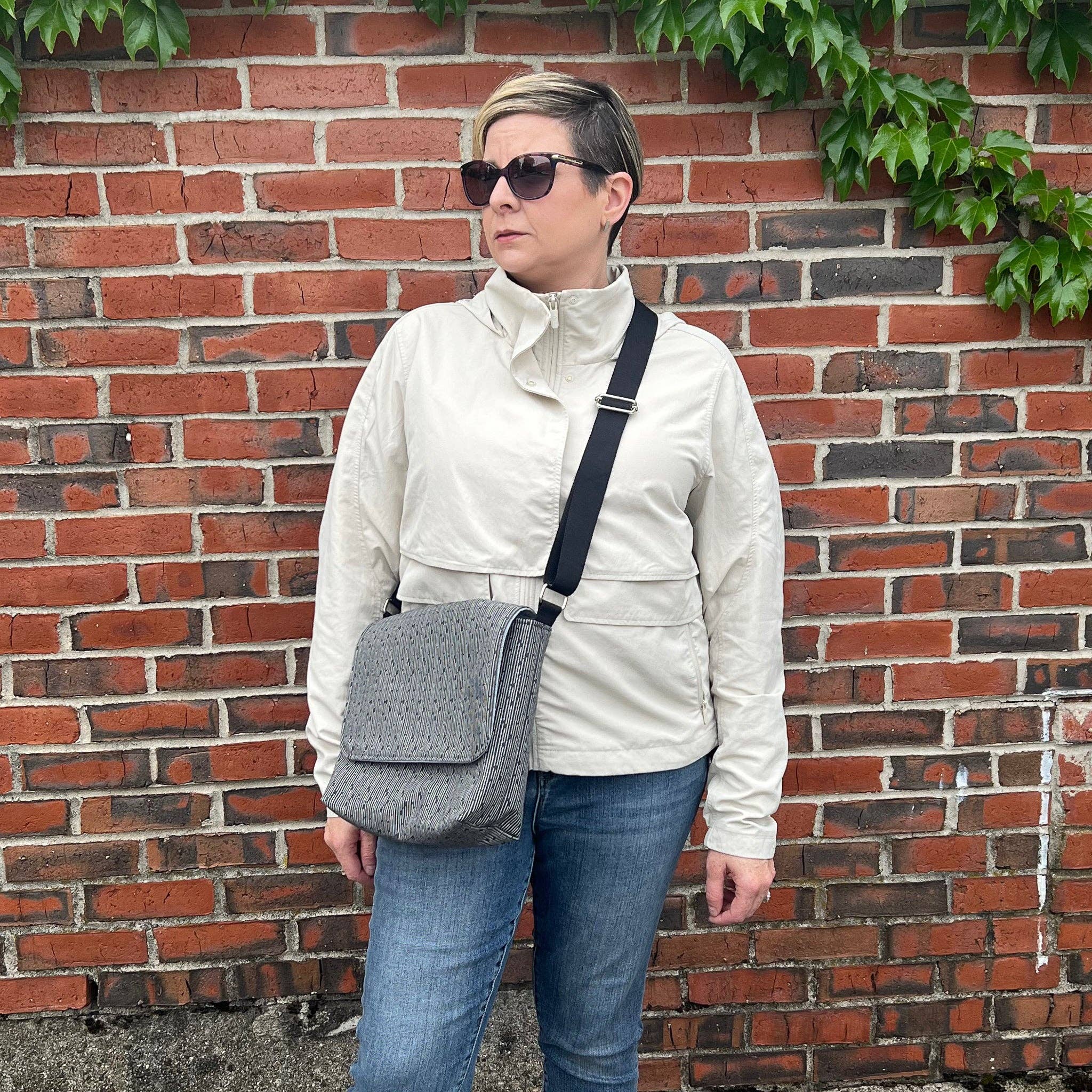 Crosscut Sewing Co. - Wholesale DIY Craft Kit - Messenger Bag Sewing Kit - DIY Beginner Sewing Project Kit Kids and Adults30