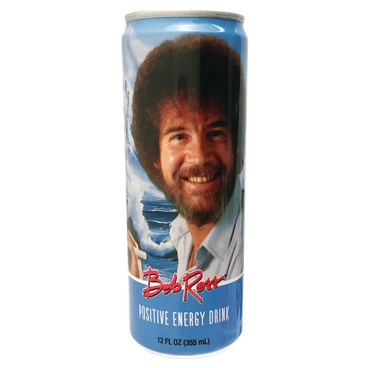Grandpa Joe's Candy Shop - Wholesale Sports/Energy Drink - Bob Ross Positive Energy Drink, 12ct