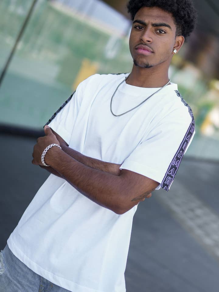 T-shirt TAPERED Bianca per la vendita all'ingrosso da parte di Arsmara