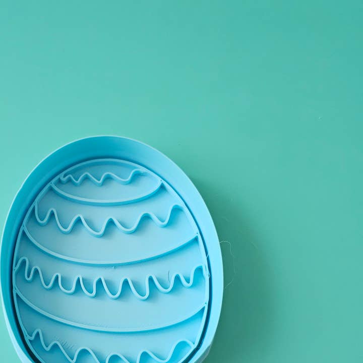 Decorate Ester Egg Cookie Cutter & Stamp for wholesale by Carambola Desings