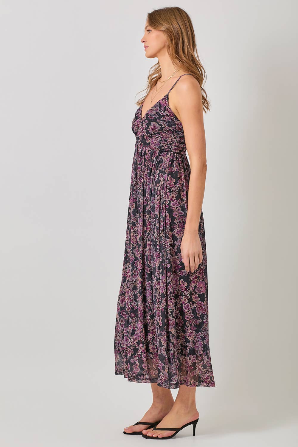 Mystree - Vendita all'ingrosso Vestito - Donna - 60646 Abito in Rete con Pieghe e Schiena Incrociata21