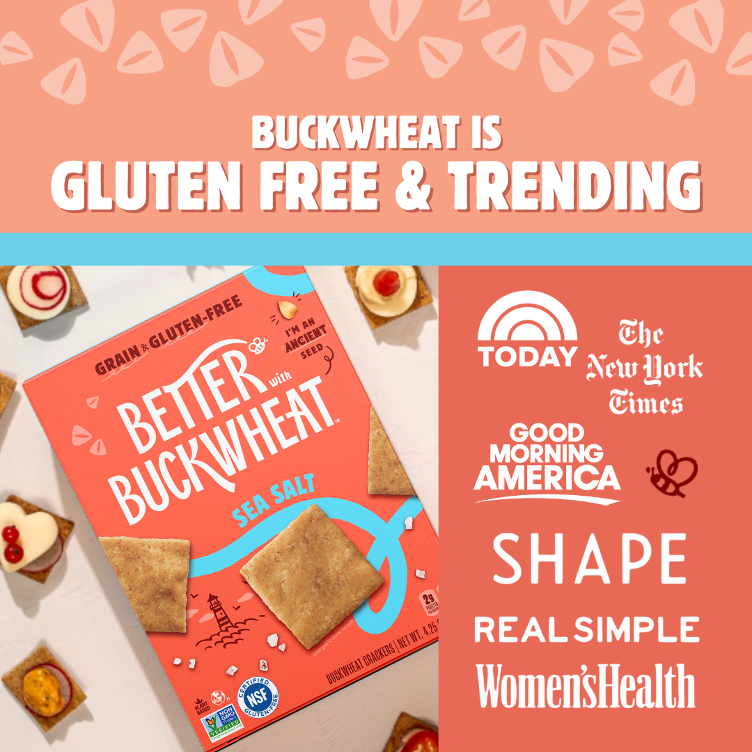 Better with Buckwheat | Maine Crisps - Wholesale Crackers - Sea Salt Crackers | Gluten-Free | Artisanal | Charcuterie1